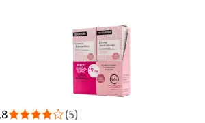 Pack doble de Crema Antiestrías Suavinex, con opiniones positivas. Ayuda a prevenir la formación de estrías.