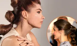Coleta bubble con pelo corto, un estilo moderno y chic.