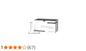 Caja de 28 ampollas de Signasol colágeno para una piel hermosa.