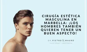 Joven con mirada intensa. Cirugía estética masculina en Marbella: ¡los hombres también quieren tener un buen aspecto!