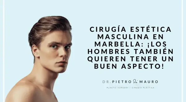 Joven con mirada intensa. Cirugía estética masculina en Marbella: ¡los hombres también quieren tener un buen aspecto!